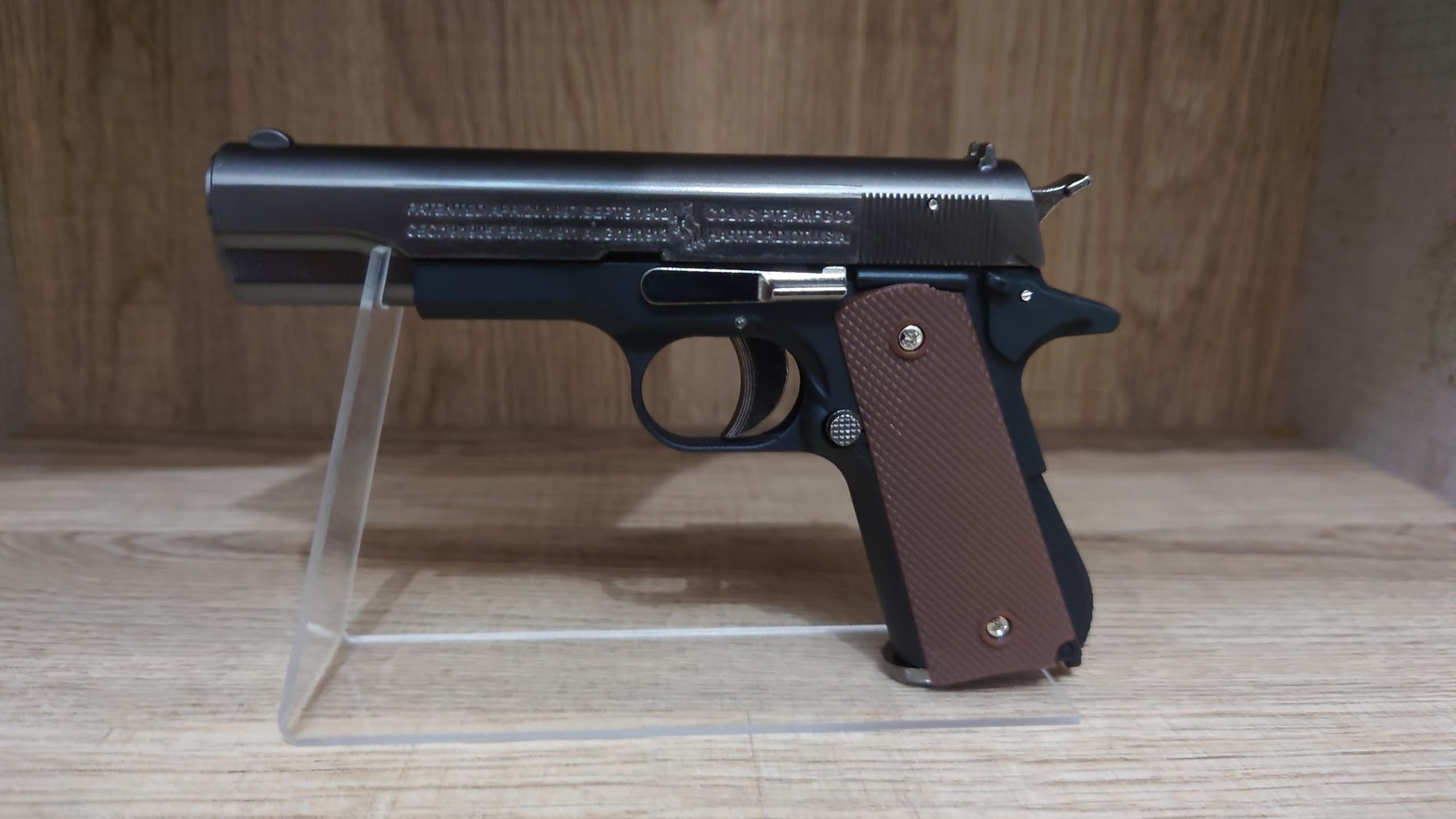 Amazon.co.jp: 1/2スケール ミニチュアモデルガン M1911